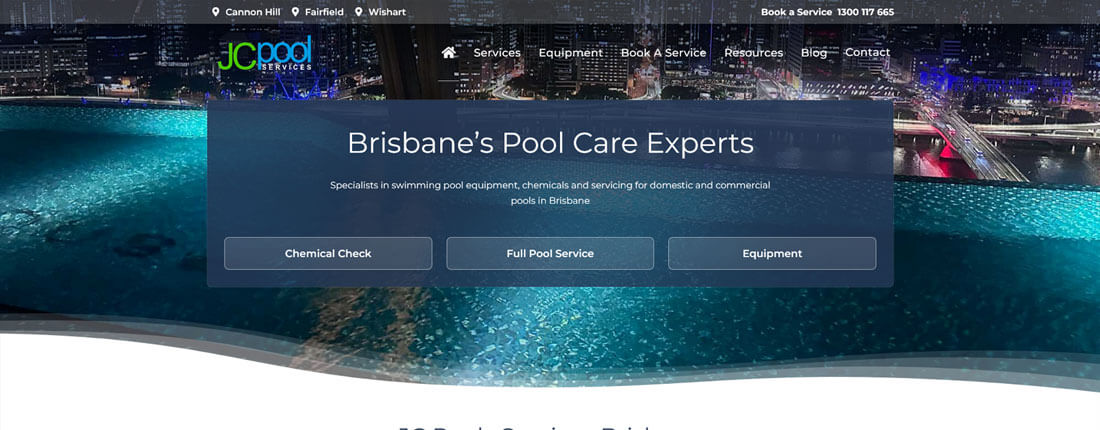 Laughing Buddha Web Design Portfolio - JC Pool Services